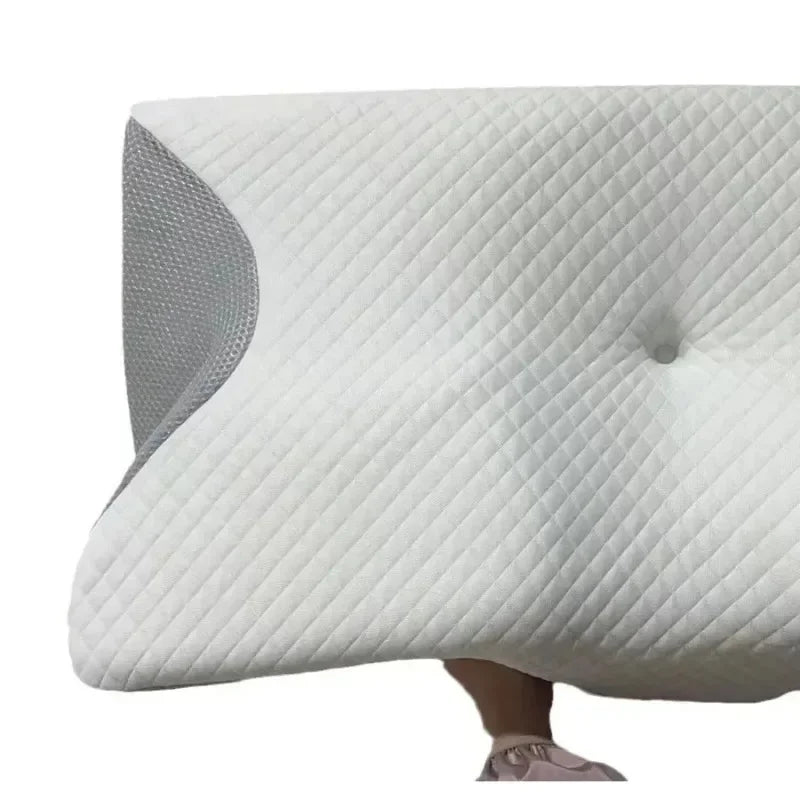 Oreiller à mémoire de sommeil papillon en mousse à mémoire de forme, oreiller profilé pour le cou, soulagement de la douleur, soutien de l'estomac, oreiller confortable