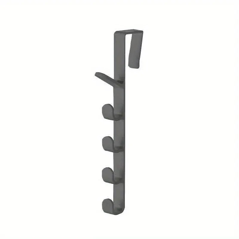 1pcs Bedroom Door Hanger Clothes Hanging Rack Over The Door Plastic Home Storage Organization Hooks, Purse Holder For Bags Rails