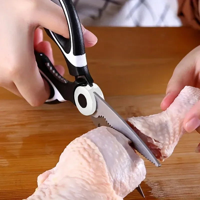 Ciseaux multifonctionnels de cuisine en acier inoxydable, os de poulet, viande, poisson, tuer, Gadgets ménagers dédiés