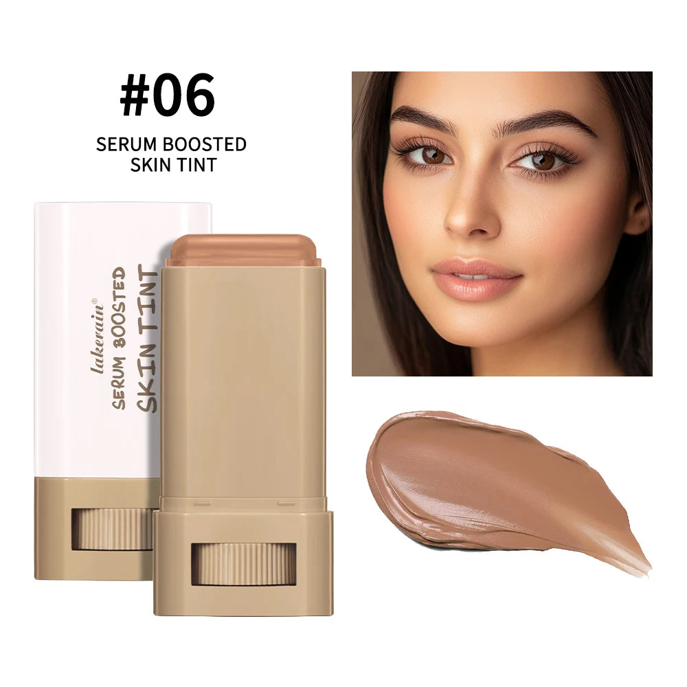 Bâton de teinte pour la peau, sérum teinté solide, imperméable, nourrissant, fond de teint, baume pour le visage, maquillage