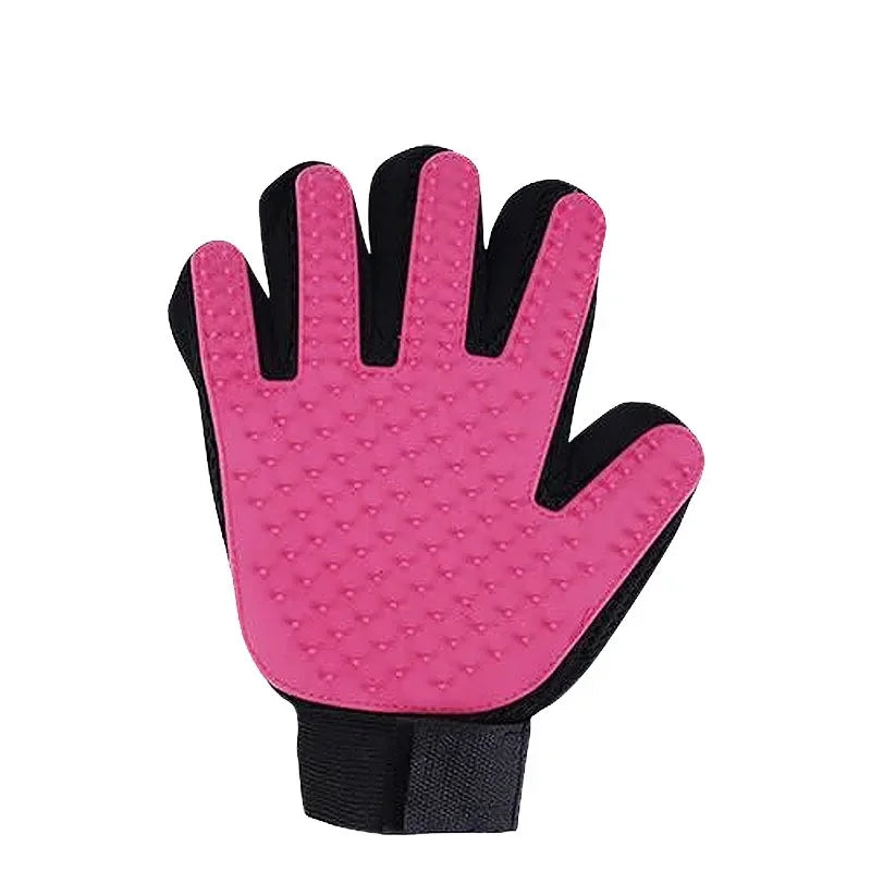 Pet Glove Cat Grooming Glove Cat Hair Deshedding Brush Gloves Dog Comb for Cats Bath Hair Remover Clean Massage Brush For Animal