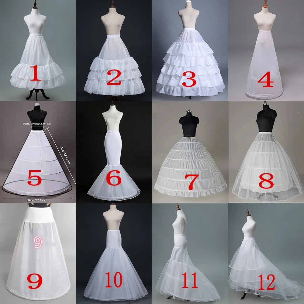 Jupon crinoline, jupon à cerceaux, jupon vintage pour robe de mariée, nombreux styles pour mariage