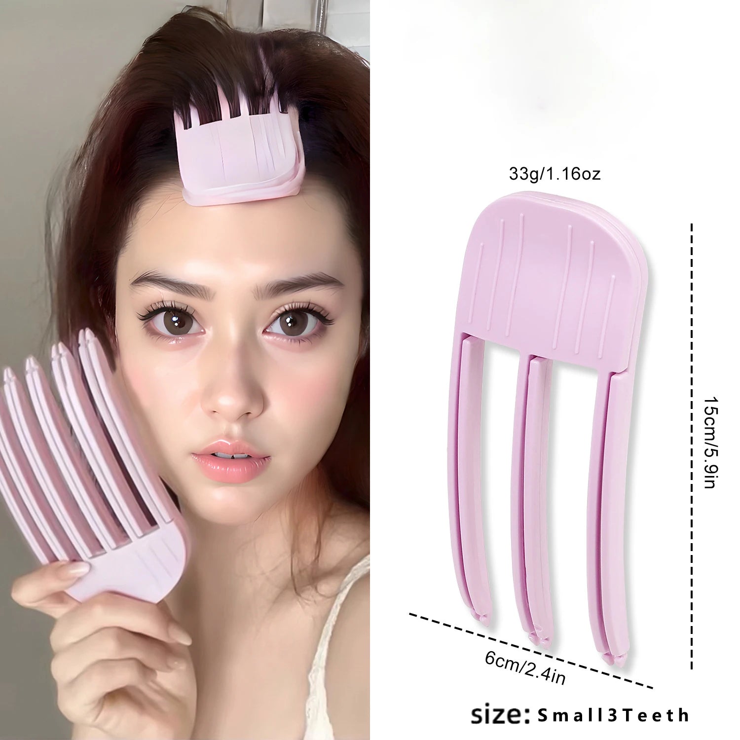 Pinces à cheveux bouclées duveteuses pour frange, racines volumineuses, pinces à cheveux pour femmes, pinces à cheveux à forme fixe, bigoudis volumisants tendance