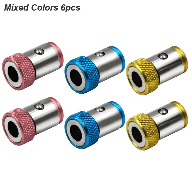 Clearance_Magnetic Ring Cross Phillips Tournevis Porte-embout 6.35mm 1/4 Alliage universel Anti-corrosion Forte puissance de magnétisation