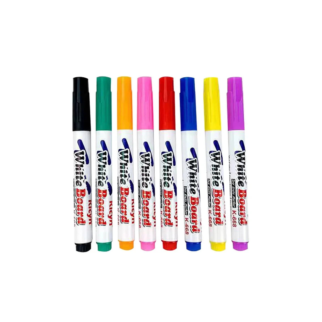 Stylos à eau flottants, stylos à encre magique avec cuillère, peinture à l'eau à la craie flottante, kit de dessin graffiti pour enfants