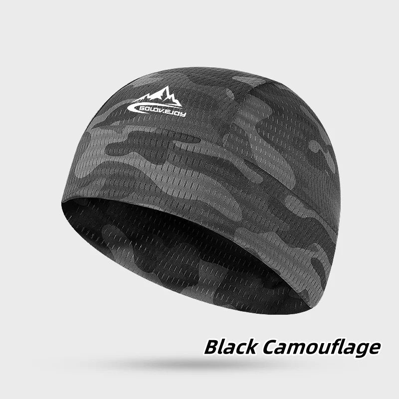 Bonnet rafraîchissant doublé de casque, respirant et évacuant la transpiration, idéal pour le cyclisme, la course à pied et la randonnée. Confortable et à séchage rapide