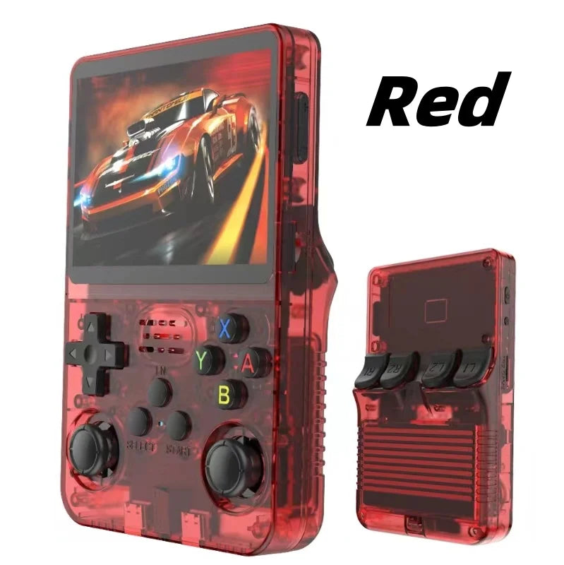 Console de jeu vidéo portable rétro R36S, système Linux, écran IPS de 3,5 pouces, lecteur portable, jeux de 64 Go, plusieurs couleurs sont disponibles