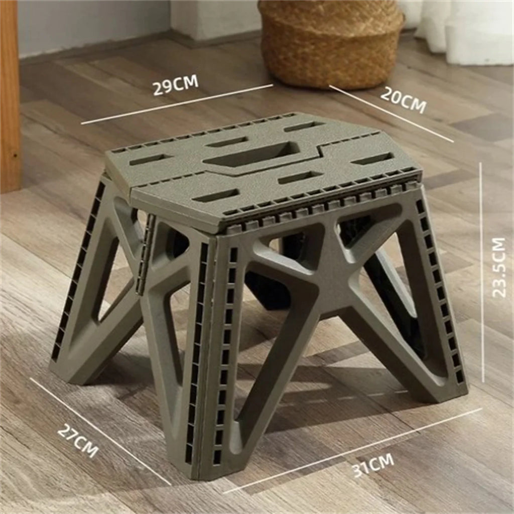 Petit tabouret d'extérieur pliant Portable, petite chaise Durable à haute charge, tabouret de pêche, tabouret de plage, tabouret de Camping