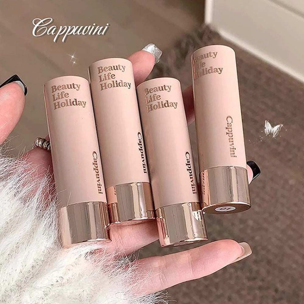 Cappuvini Stick Contour Soyeux Hydratant 3D, Teinte Naturelle Mate Unique, Idéal pour le maquillage du nez et du contouring