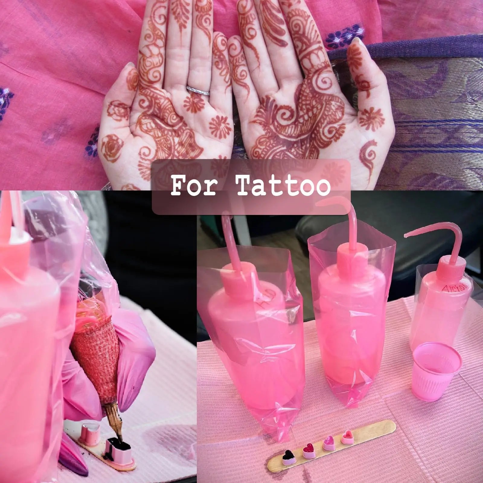 Bouteille de lavage pour tatouage, flacon de rinçage de sécurité, outils d'arrosage, arrosoir à pression, flacon de lavage, fournitures pour tatouage