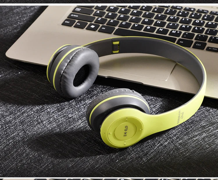 P47 pliable sans fil Bluetooth 50 HIFI stéréo basse casque pour musique jeu enfants filles Smartphone Audio écouteurs dispositif