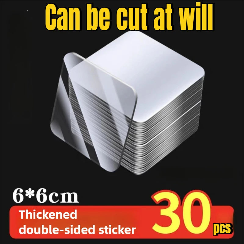 Transparent double-sided adhesive tape, strong double-sided adhesive tape, waterproof wall stickers suitable for bathrooms