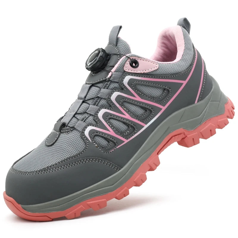 Chaussures de sécurité de travail pour hommes, baskets de protection légères, chaussures légères pour femmes, respirantes, Anti-perforation