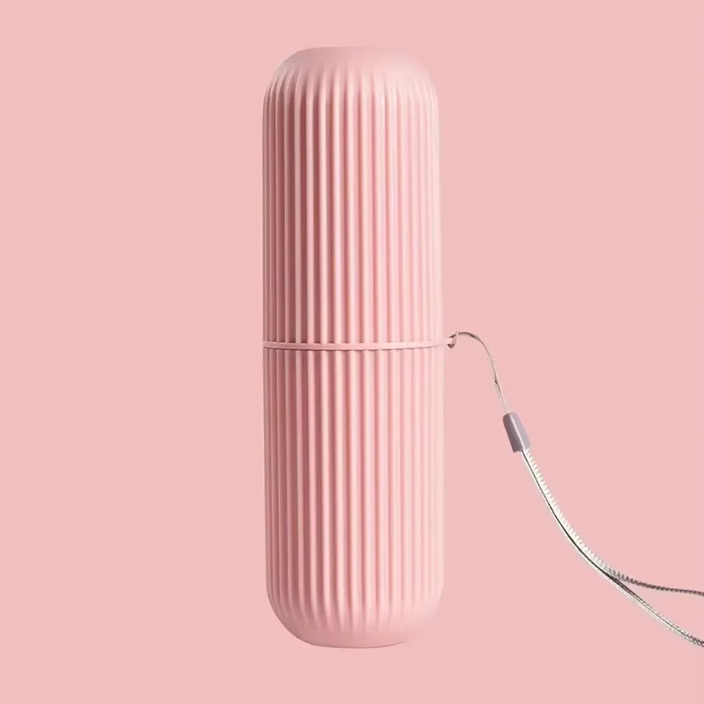 Porte-brosse à dents Portable avec rangement de dentifrice, organisateur de tasses de salle de bain de voyage pour articles de toilette en déplacement