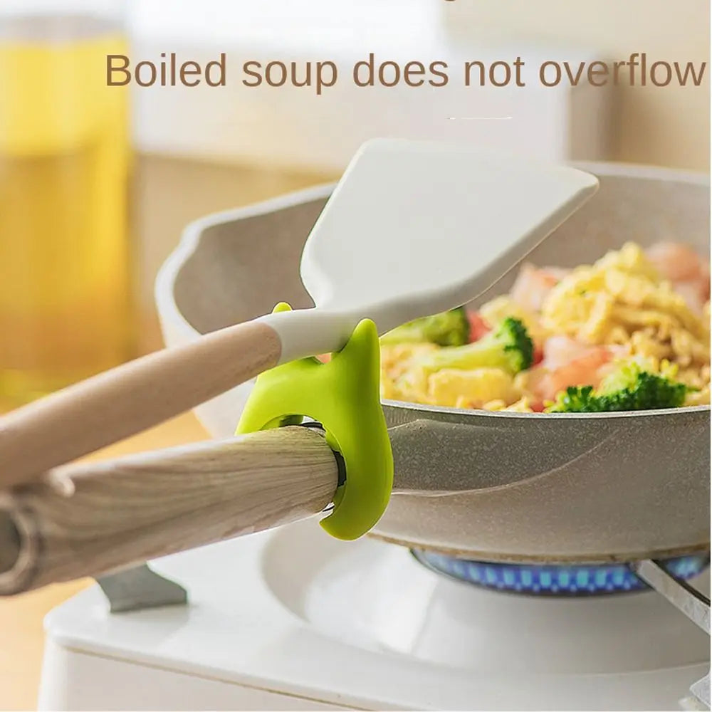Pinces de rangement multifonctionnelles en silicone pour casseroles, poêles, cuillères, louches et spatules