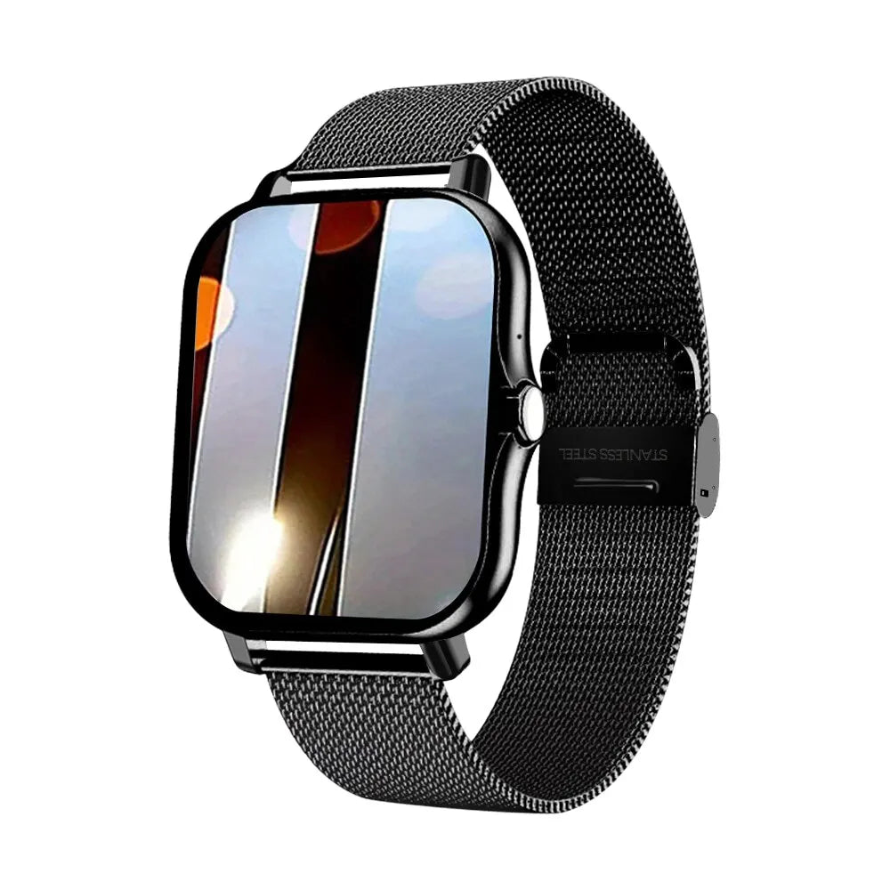 HOMEFISH Smart Watch Android Phone 1.44''Inch Color Screen Bluetooth Call Blood Oxygen/Pressure Monitoring Smart Watch Women Men