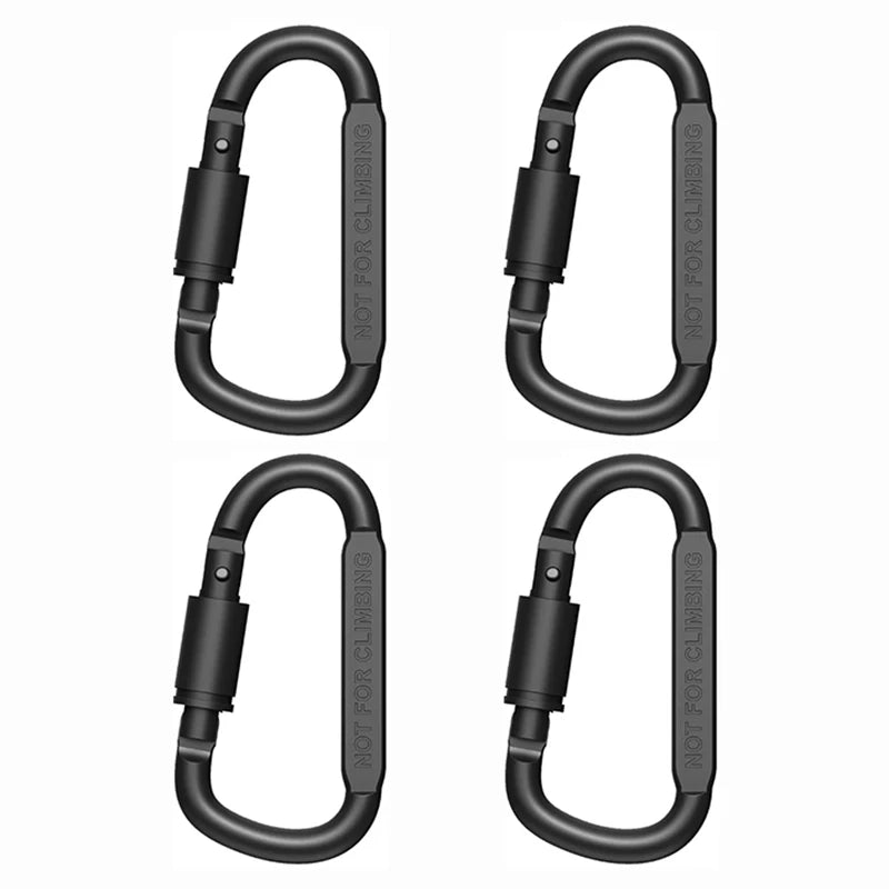 4-6PCS Carabiner Set For Key Camping Survival EDC Outdoor Keychain Clip  Alloy Aluminum Tactical Caribiner Hook Karabiners
