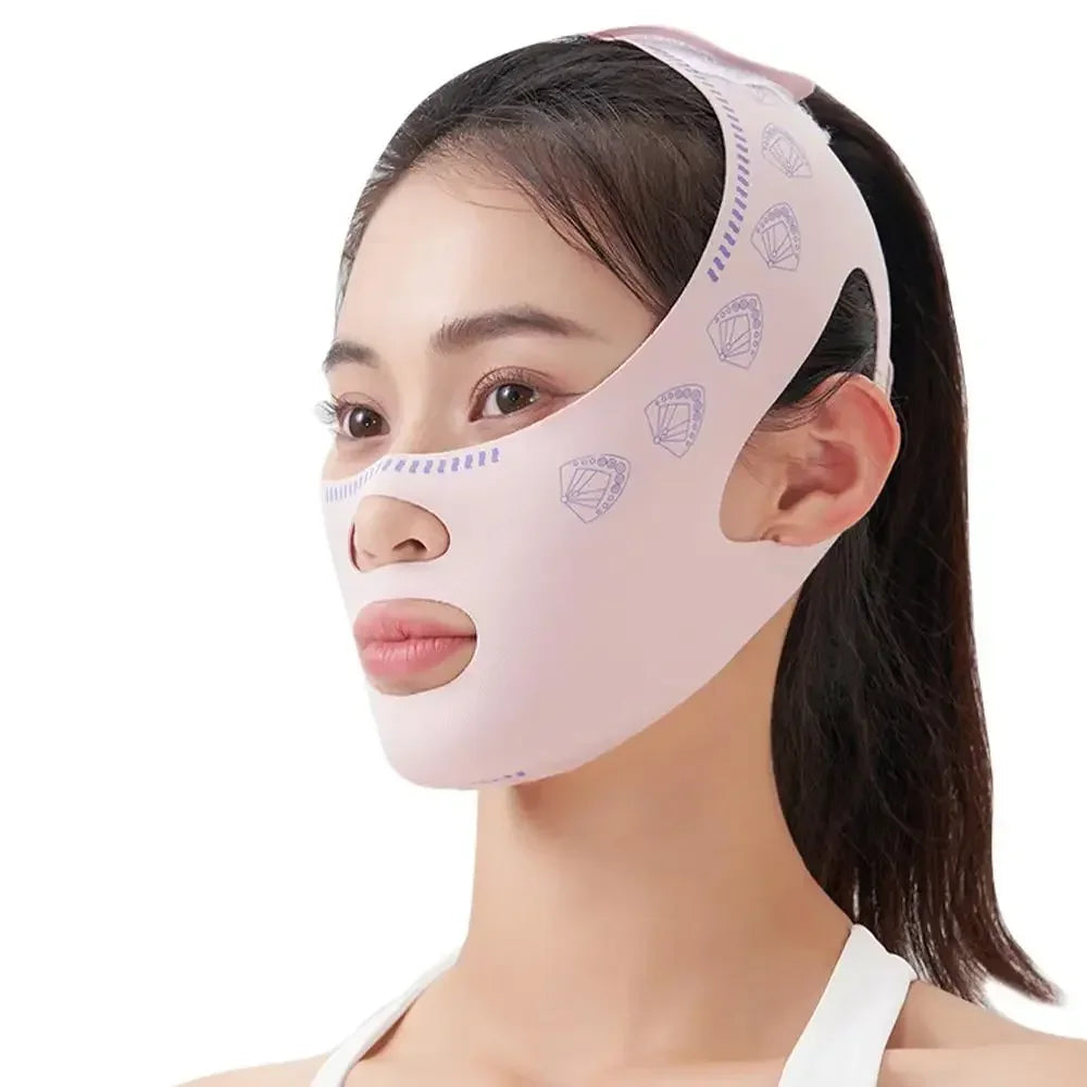 2026 Beauty Face Sculpting Sleep Bandage, Double Chin Reducer, V-Shaped Slimming Face Mask, Reusable Facial Lifting Beauty Tool