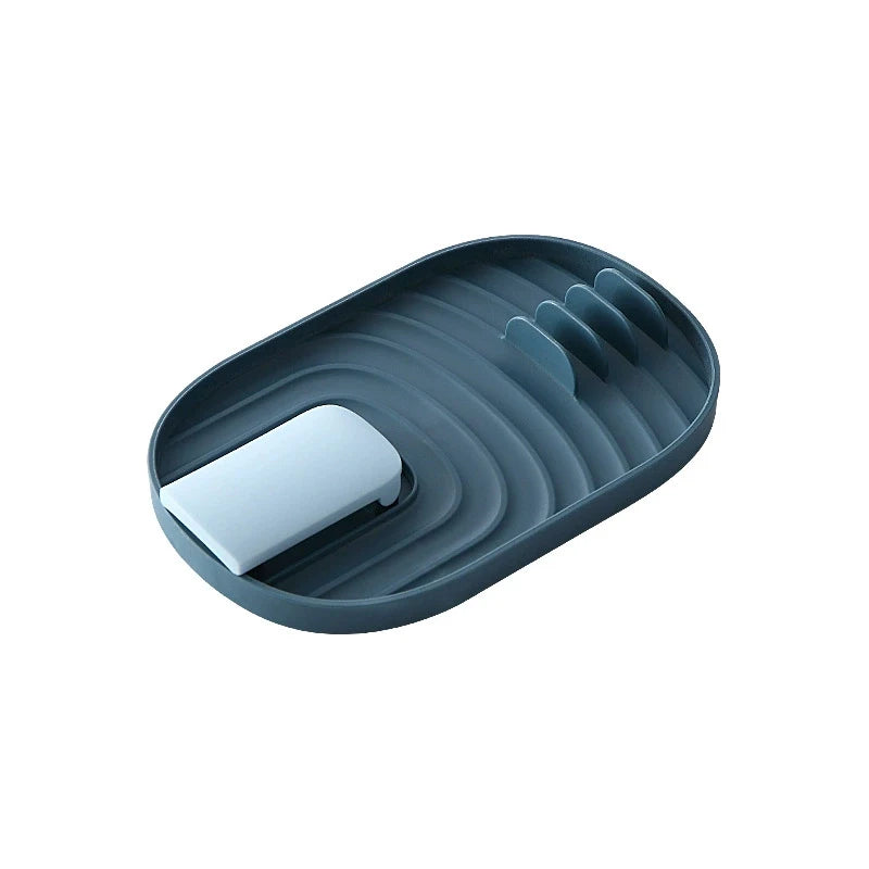 1Pcspatula Rack Pot Couvercle Rack Étagères Comptoir Pelle Cuillère Étagère Soupe Cuillère Pad Mettre Soupe Cuillère Porte-Baguettes