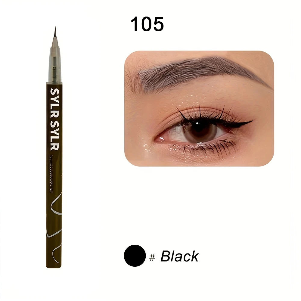 Stylo eyeliner gel fin – Texture lisse et waterproof, sans bavure, haute pigmentation, application facile, multicolore, maquillage des yeux longue tenue