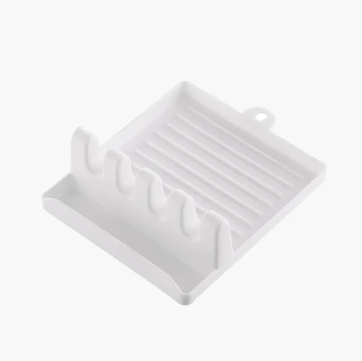 1Pcspatula Rack Pot Couvercle Rack Étagères Comptoir Pelle Cuillère Étagère Soupe Cuillère Pad Mettre Soupe Cuillère Porte-Baguettes