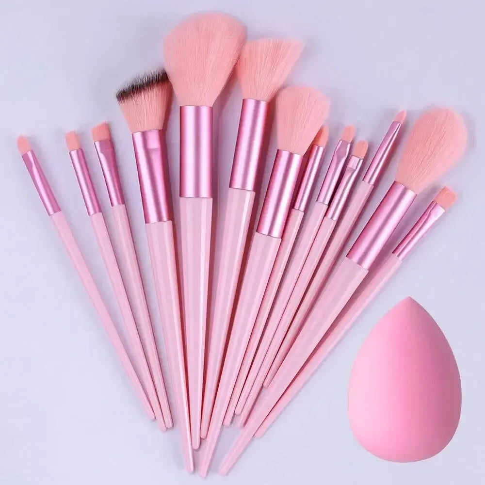 Ensemble de pinceaux de maquillage professionnels, doux et moelleux, pour fond de teint, poudre, fard à paupières, mélange Kabuki, outil de beauté