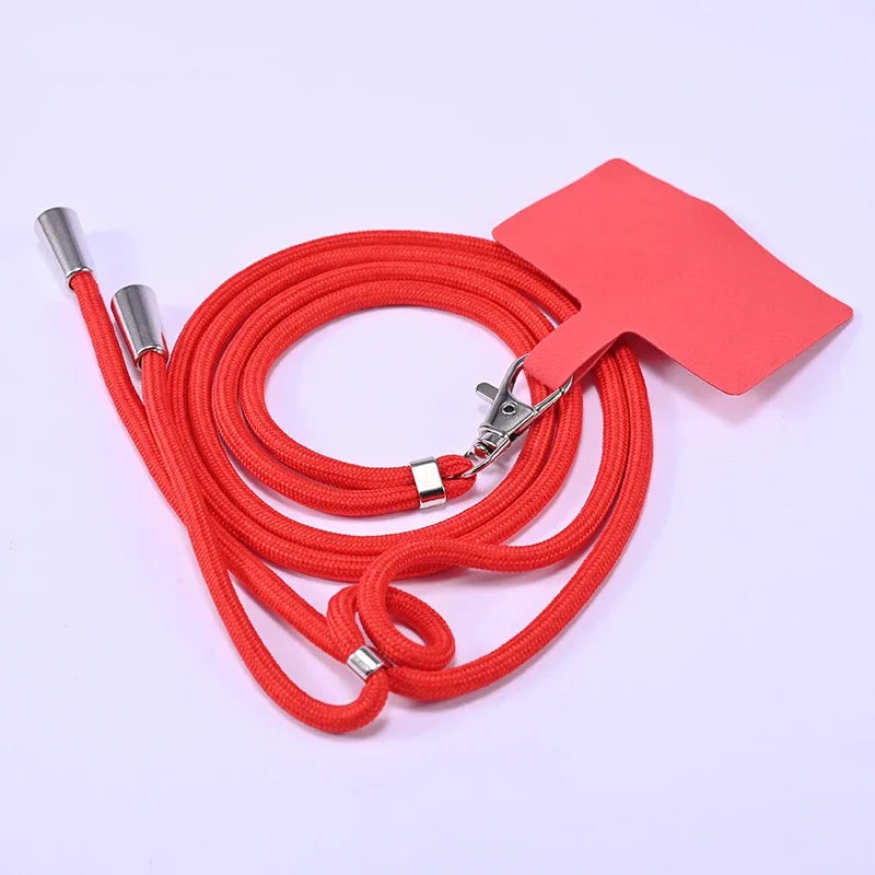 Lanière de téléphone réglable et détachable, sangle de lanière pour accessoires de chaîne de téléphone portable, sangles de cou universelles