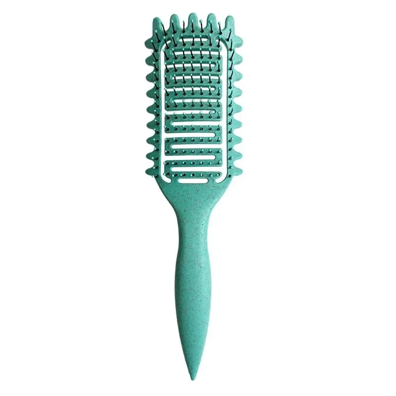 Brosse à cheveux démêlante ajourée pour définir les boucles, peigne pour cheveux emmêlés et bouclés, façonnant les boucles, outils de coiffure