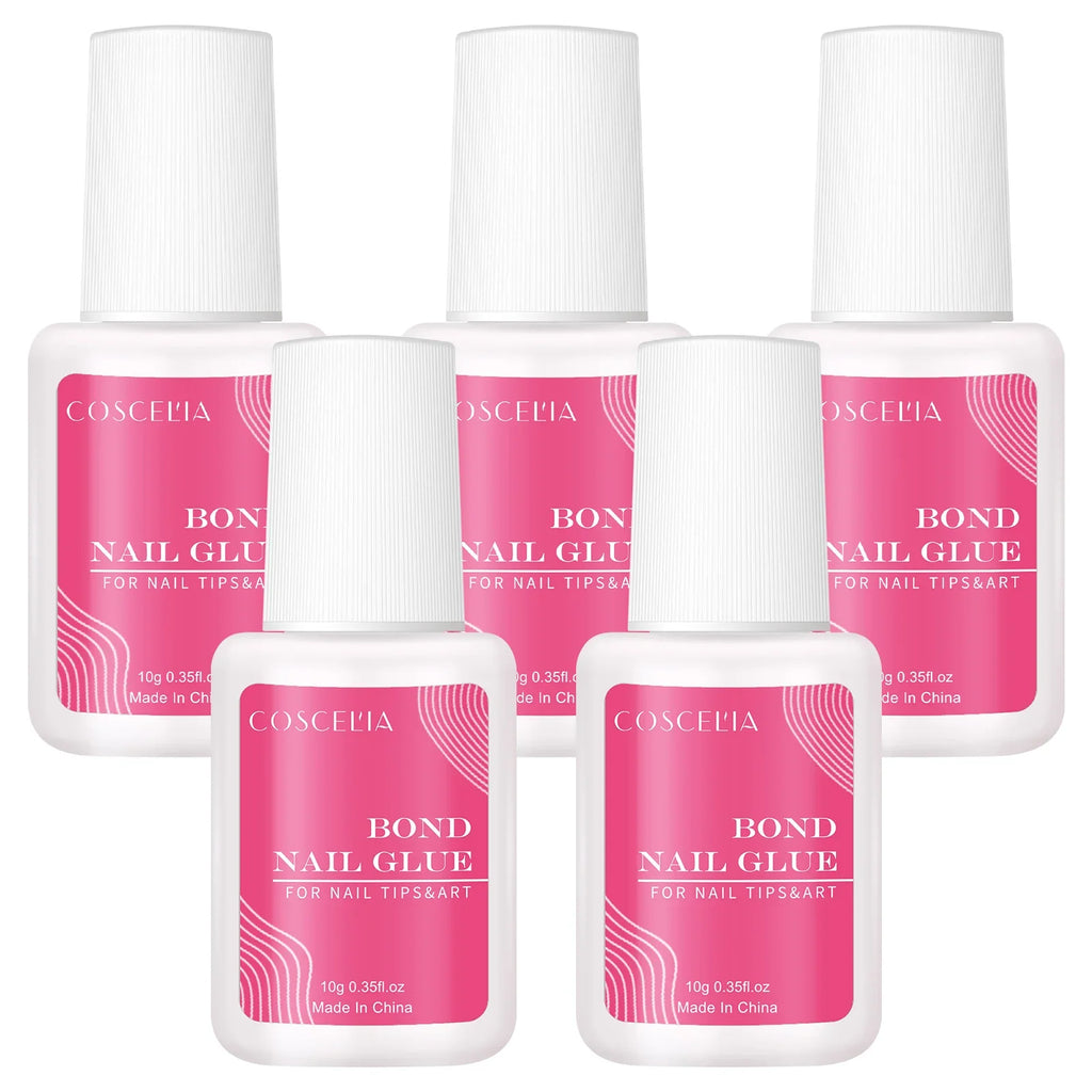 Colle à ongles COSCELIA 10G, colle pour faux ongles, colle transparente, outils pour ongles colorés