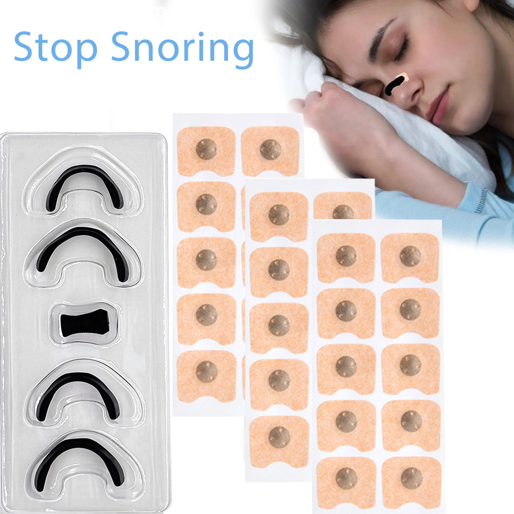 Kits de démarrage de dilatateurs respiratoires nasaux, bandes nasales Anti-ronflement, bandes nasales magnétiques, augmentent l'air sportif et améliorent le sommeil