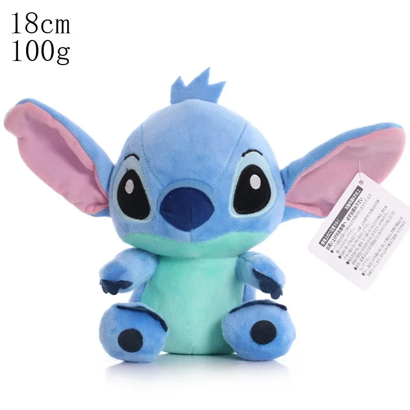 18cm Original Plush Stitch toy Baby Movie Cartoon Model Doll Children Action Figures Stuffed Toys Pendant Gifts