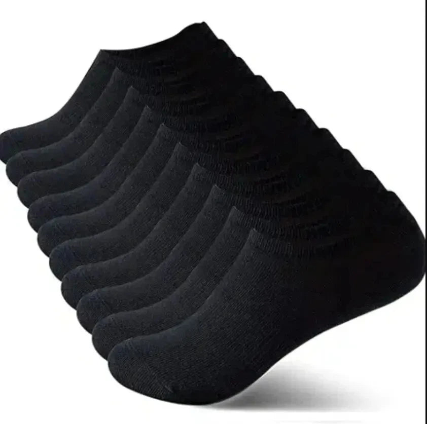 1 paire de chaussettes confortables et respirantes en coton pour hommes, chaussettes d'été pour hommes