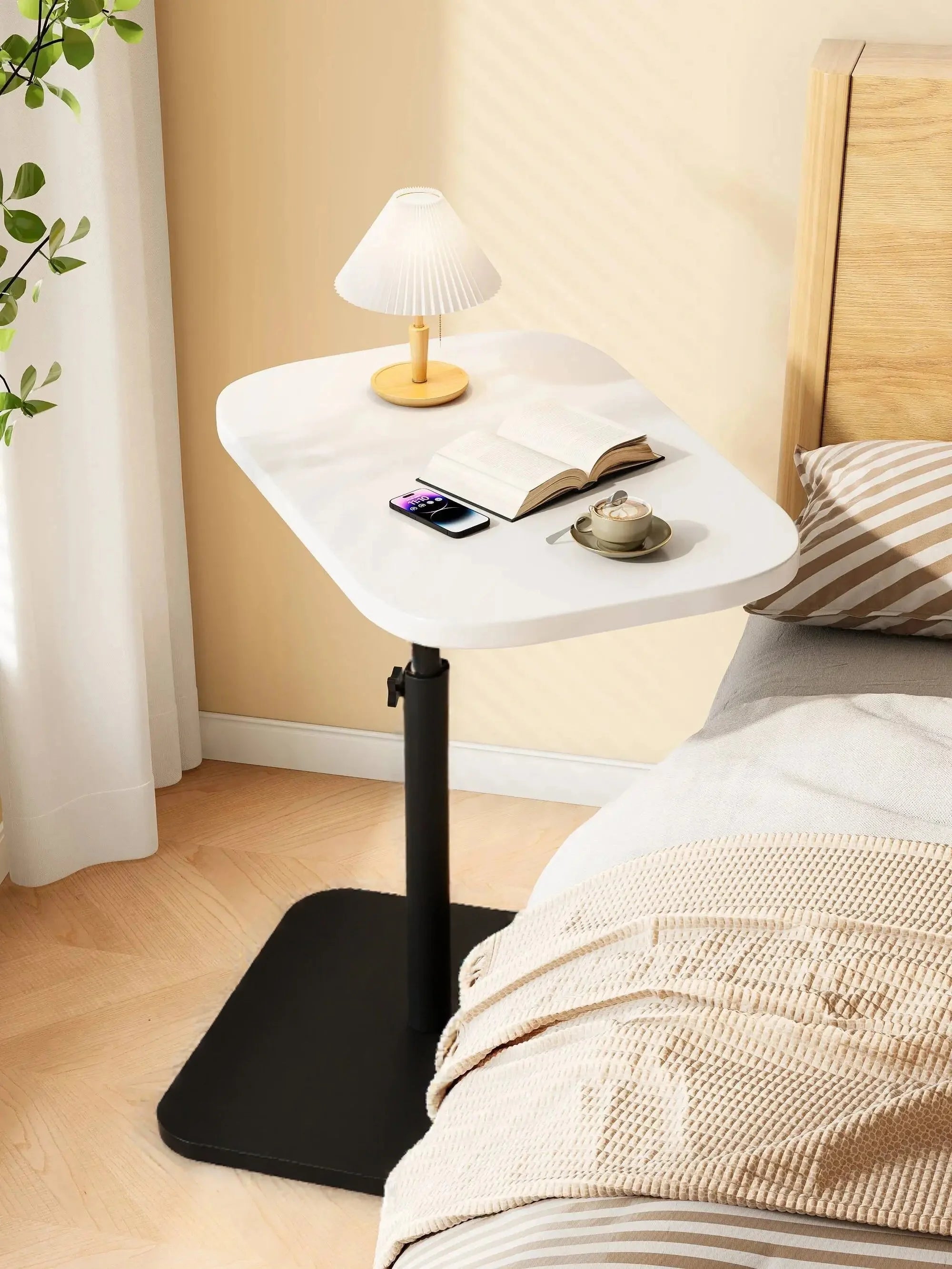 Table d'appoint/bureau pour ordinateur portable pliable et réglable, portable, pour bureau à domicile, table basse, table de chevet, canapé, espace d'accueil, chambre d'enfant