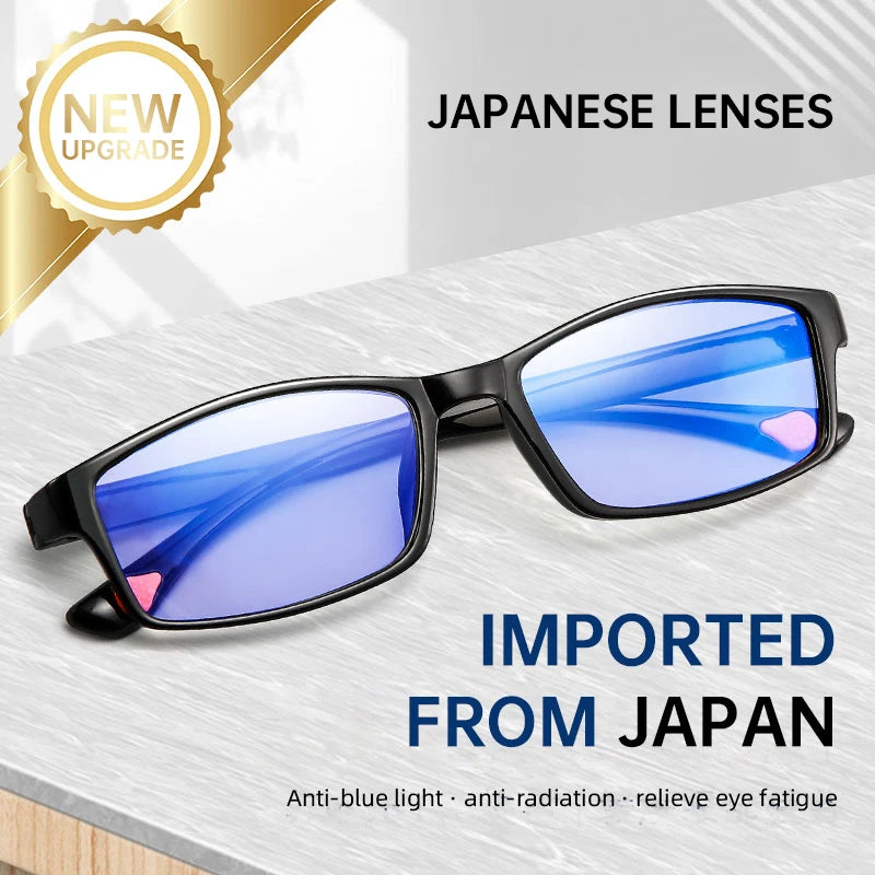 Lunettes de lecture ultralégères anti-lumière bleue pour presbytes et hypermétropes +1,0 1,5 2,0 2,5 3,5 4,0