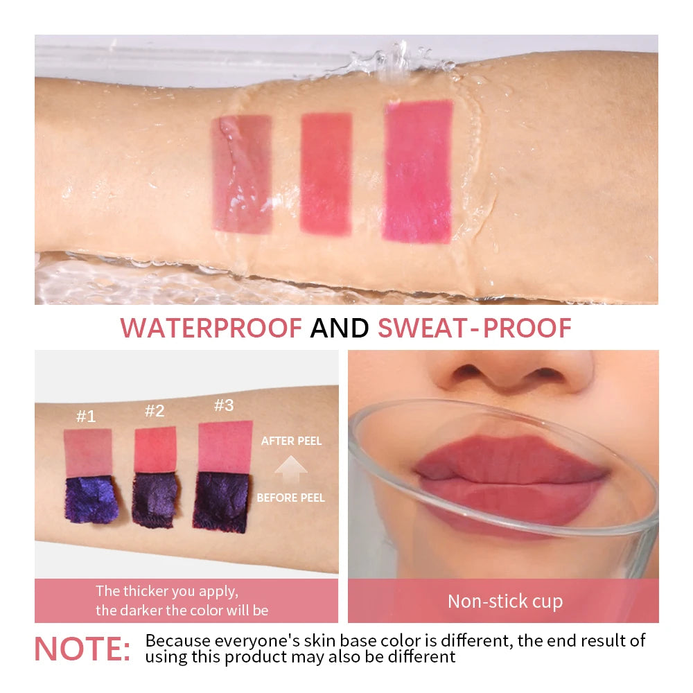 Encres à lèvres longue durée, teinte mate coréenne, décollable, tique mate pour lèvres, bâton, livraison gratuite, rouge à lèvres liquide, maquillage imperméable