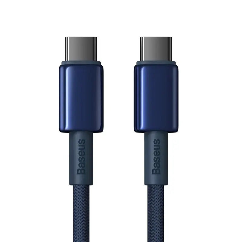 Câble Baseus 100 W Type C pour iPhone 15, chargeur rapide USB-C PD, compatible avec MacBook, Samsung et Xiaomi