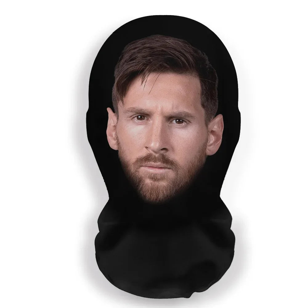 Masque Kanye imprimé en 3D pour cosplay, masque intégral en maille extensible pour hommes et femmes, déguisement de rôle, cagoule tendance pour Halloween
