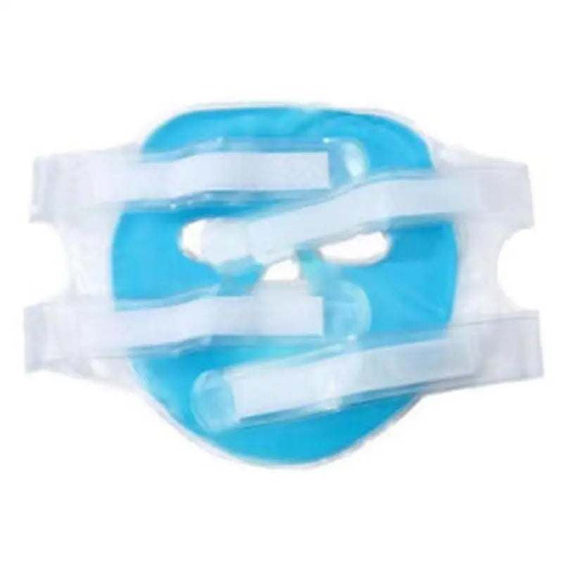Masque facial en gel froid compresse glacée bleu pour le visage complet Froid hydratant avec un compresse de relaxation Faicial Pack