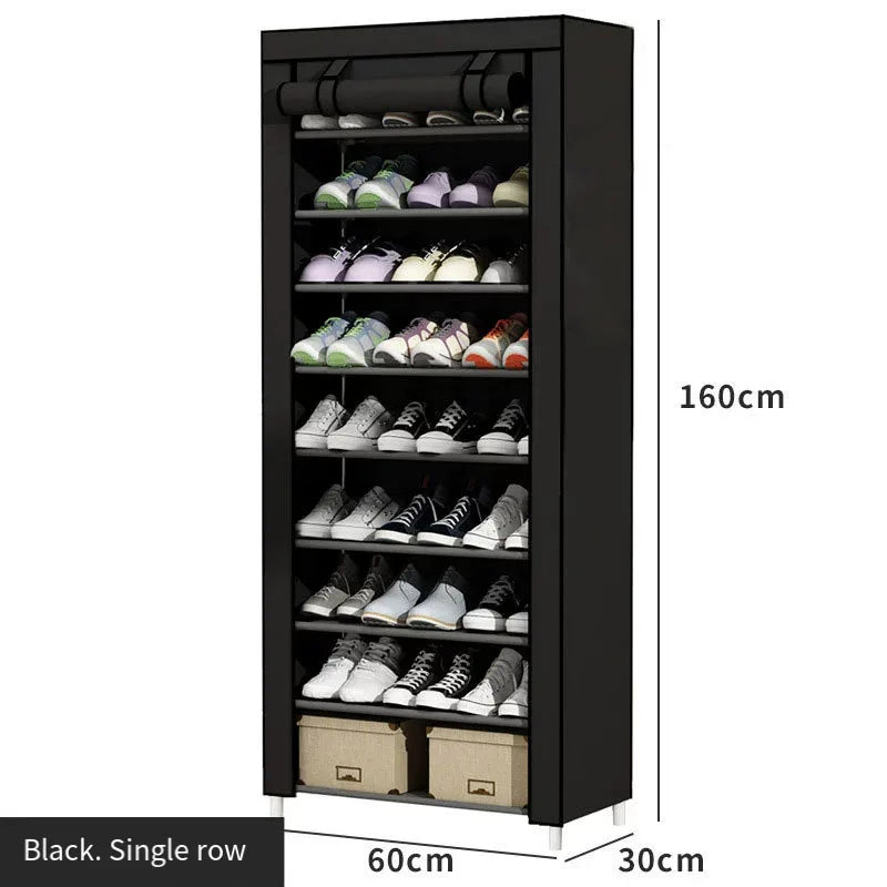 Meuble à chaussures minimaliste et économique, à plusieurs niveaux, pour salon ou entrée