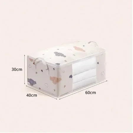 Large Capacity Multi-Purpose Storage Bag with Handles, Dustproof  Moisture-Resistant Odorless Non-Woven Fabric