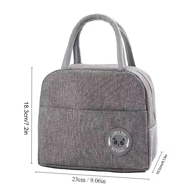 Sac à déjeuner isolé, sac à Bento isolant, sac à riz en aluminium, sac à repas, sac à glace pour étudiant, sac à main à déjeuner Bento isolant