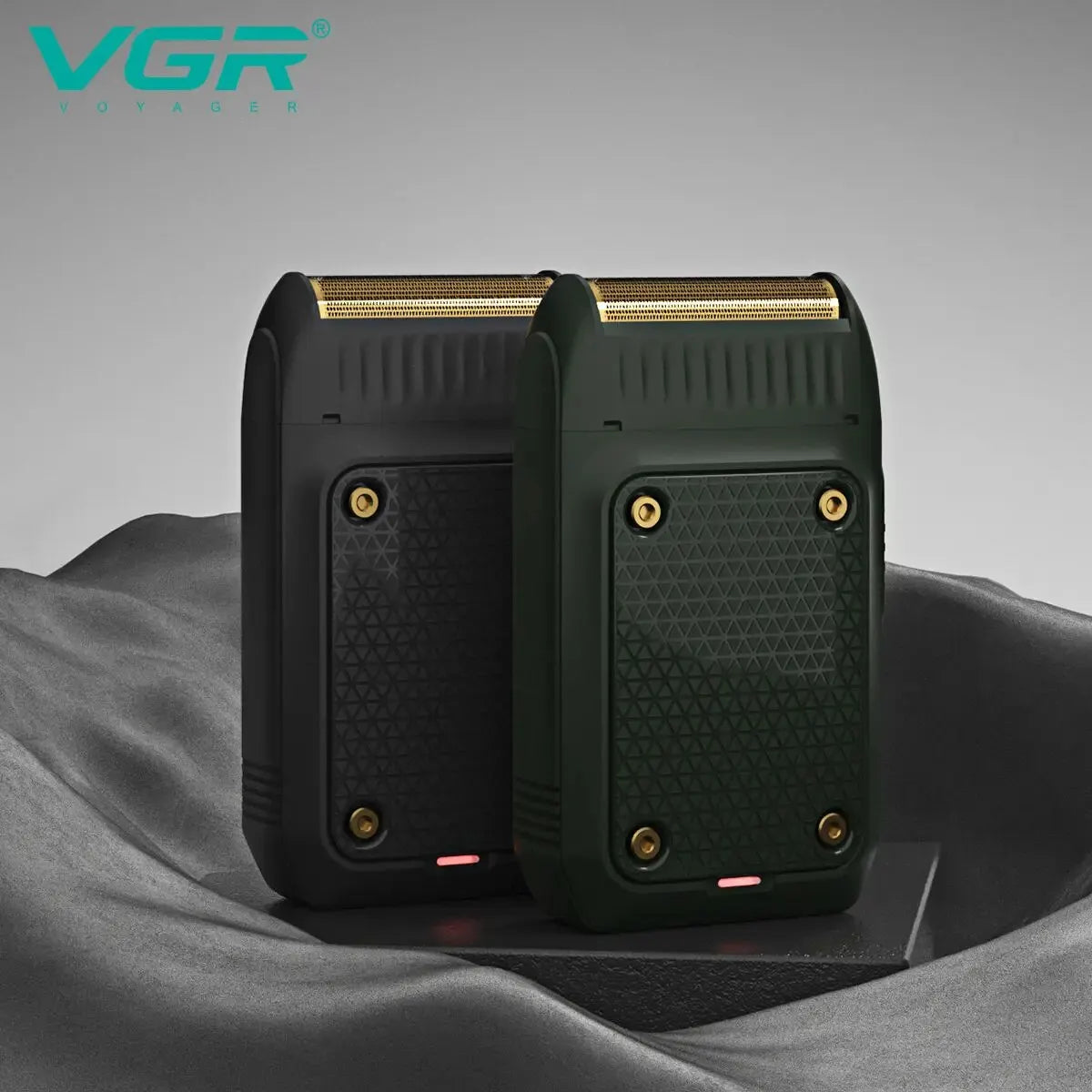 Rasoir professionnel VGR V-353, tondeuse à barbe portable rechargeable, mini rasoir pour hommes