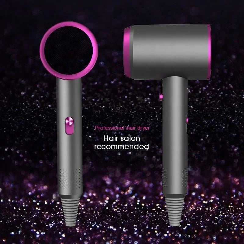Sèche-cheveux professionnel portable avec protection ionique et thermique, idéal pour la maison, l'hôtel et les voyages. Usage domestique et hôtelier