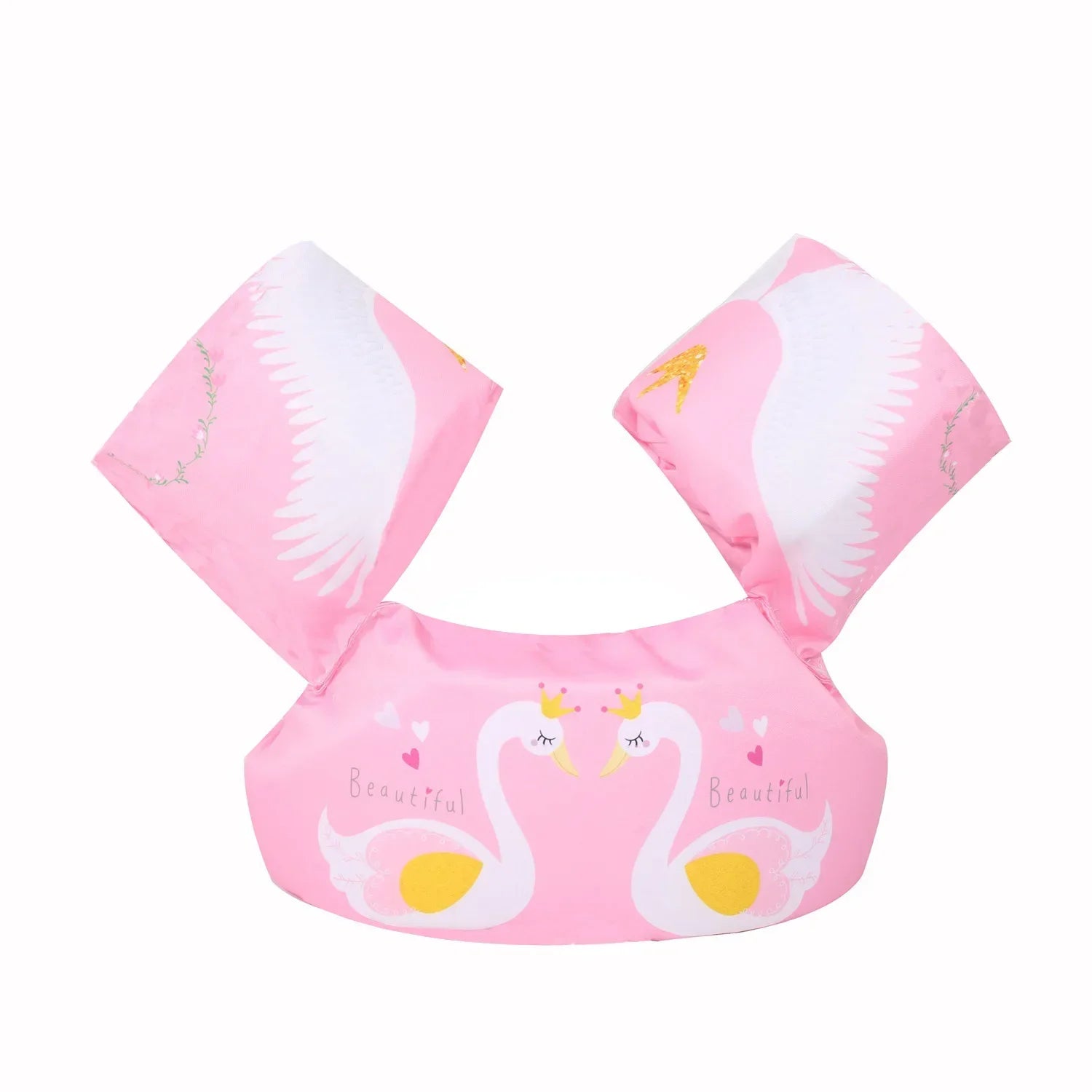 Gilet de sauvetage pour bébé avec manches rondes et motifs de dessin animé, combinaison de sécurité aquatique pour enfants, jouet de croissance