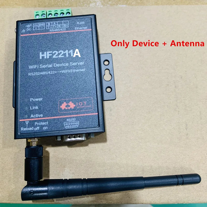 Module convertisseur série vers WiFi RS232/RS485/RS422 vers WiFi/Ethernet HF2211 pour la transmission de données en automatisation industrielle HF2211A