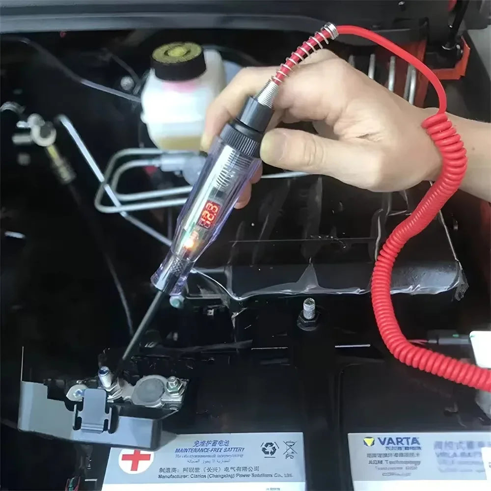 Testeur de Circuit de tension de voiture et camion, 6V 12V 24V, sonde de Diagnostic automobile, stylo de Test, ampoule, stylo de mesure électrique, outils de réparation