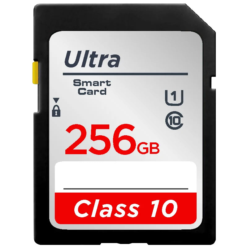 Carte SD 64 Go 128 Go 256 Go V10 16 Go 32 Go Carte mémoire SD Flash haute vitesse pour appareil photo