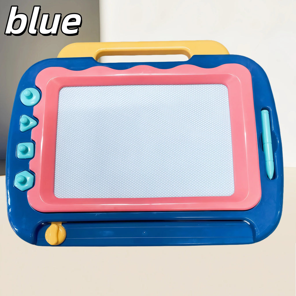 Tableau magnétique pour bébé aux couleurs vives, très grand jouet pour enfants, tableau à dessin et à écrire effaçable à sec, avec ventouse magnétique pour l'éveil des tout-petits