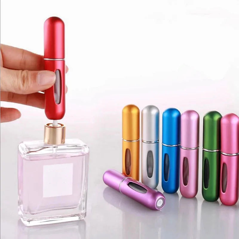 Flacon de recharge de parfum de 5 ml, mini vaporisateur portable rechargeable, pompe à parfum, récipient cosmétique vide, atomiseur pour voyage, accessoire tendance