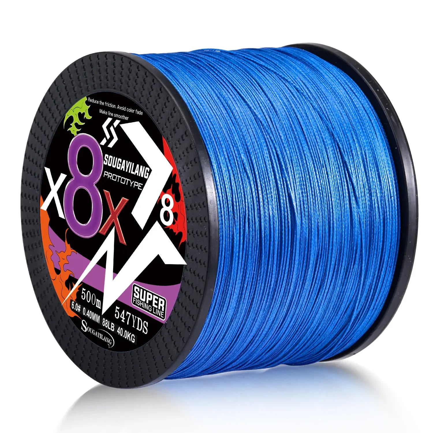 Sougayilang – ligne de pêche tressée X4 X8, 100/300/500 Max, ligne PE Multifilament, pour bar, brochet, carpe, accessoires de pêche